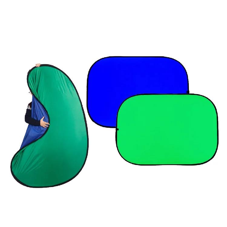 

Double-sided vinyl photography backdrops props photo background double color, Blue/gray, white/black, blue/green