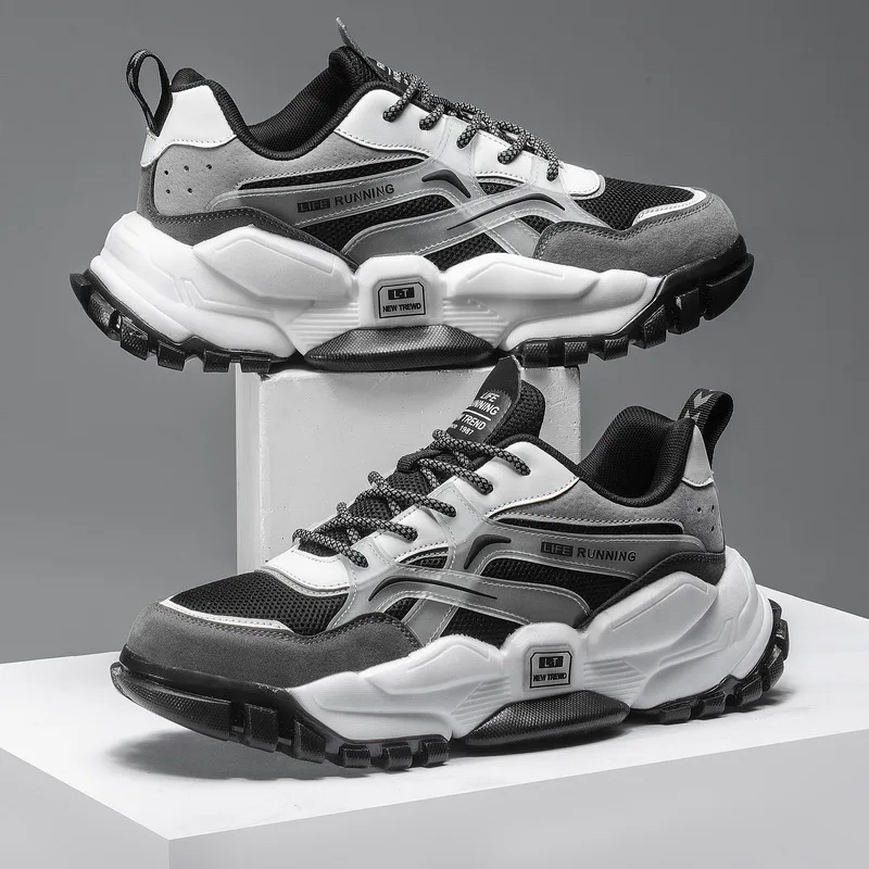 

2021 Men's running shoes sports shoes breathable adult vulcanized sneakers zapatillas hombre casual shoes Men Chunky Sneakers