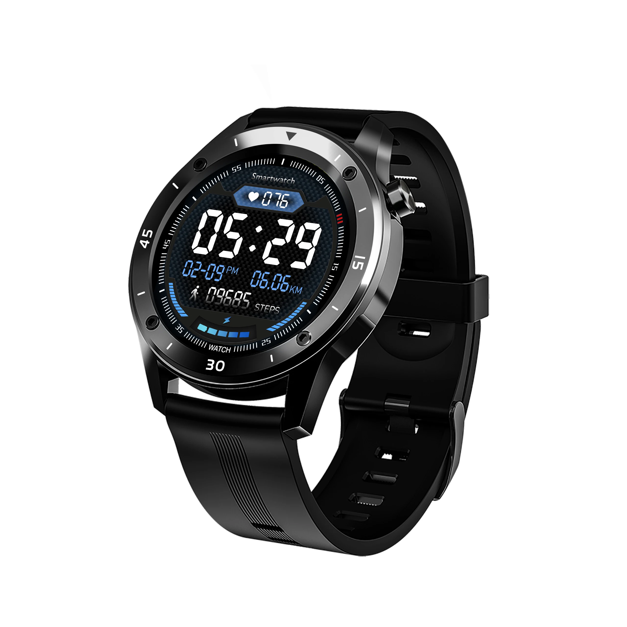 

Christmas gift Full round touch screen F20 Smartwatch NFC Silicone strap Electronic Speech recognition for elderly gym bands