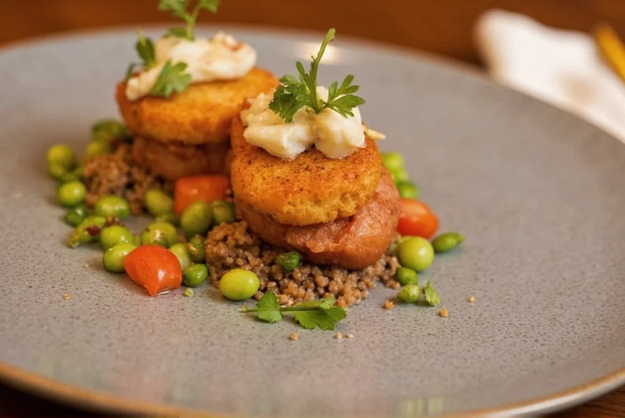 Presentation of signature dish at Cinnamon Kitchen Devonshire Square showing modern Indian cuisine plating with artistic arrangement