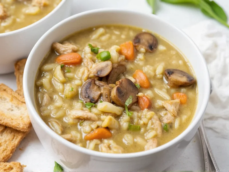 Perfect Chicken Rice Mushroom Soup Recipe