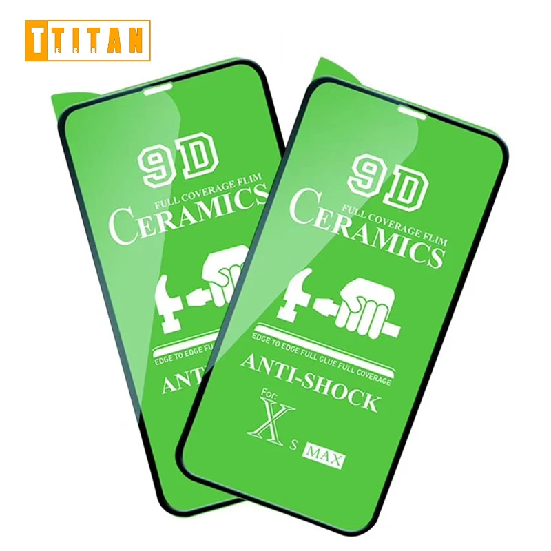 

9d tempered glass film screen protector phone for iphone x, Clear