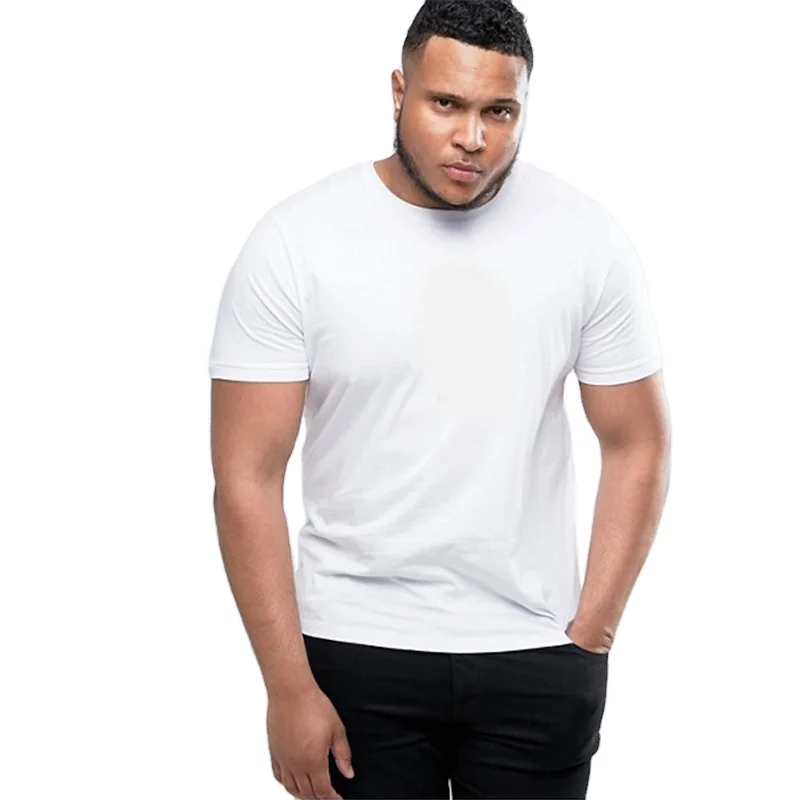 

Cheap men's unisex crew neck plain dyed tshirt white oversized 100% cotton 280gsm blank t-shirts adult