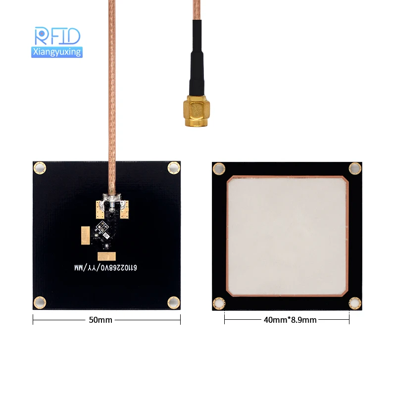 

UHF Passive RFID ceramic antenna 860-960mhz circular polarization 50*50 antenna for management tracking