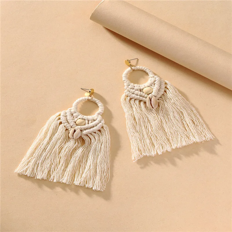 

fashion jewelry trendy bohemian tassel earrings