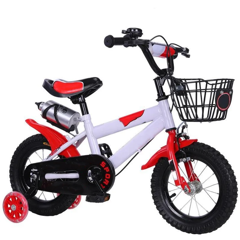 

Children's Bicycle 16-Inch The Boy And Girl Baby Buggy 6 Years Old Mountain Bike Child Four-Wheel Bike Student bicycle, Customized