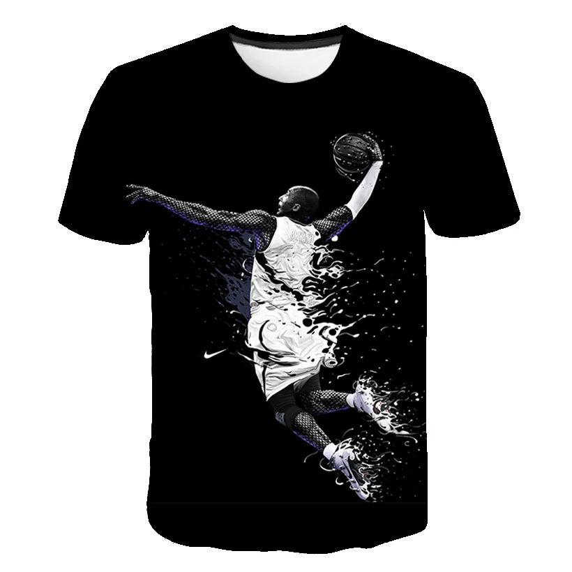

Black Mamba Kobe Jersey retirement memorial No. 8 no. 24 tshirt custom Men's basketball sport casual short sleeve t-shirt, Multi
