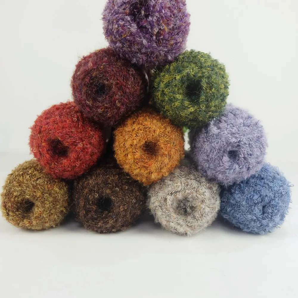 wool boucle yarn