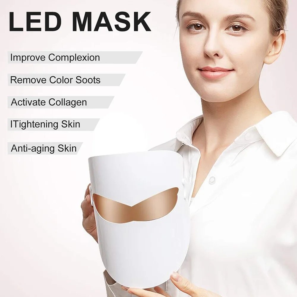 

Facial Beauty Skin Care Photon PDT Whitening Removal led_mask_facial, Whtie