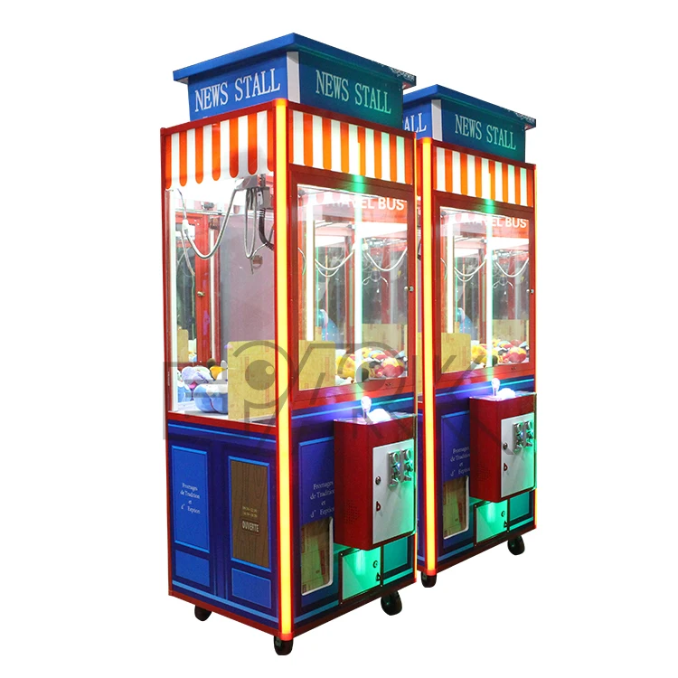 

coin operated pusher toy doll machine claw crane machine, Multi