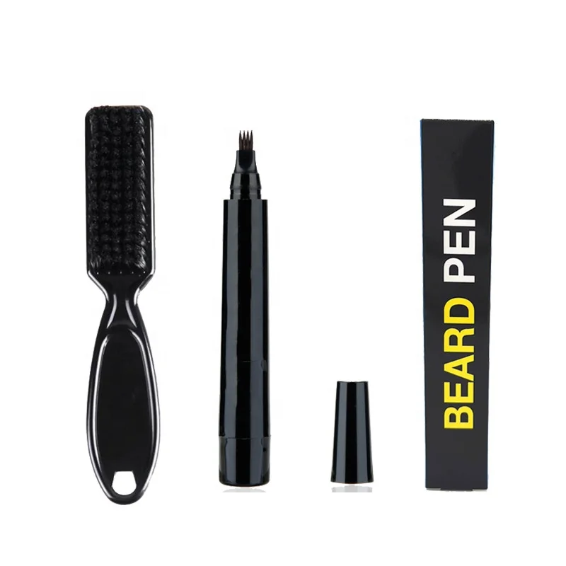 

Private Label 2021 Latest Men's Beard Filling Kit Pencil Waterproof Long-lasting Coverage Beard Pen