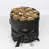 The gold flower preserved cuddle bucket gift set for home decoration