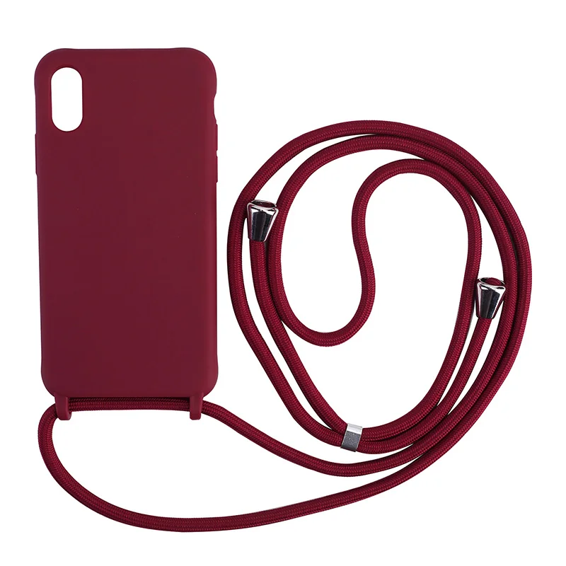 

New TPU Necklace Crossbody Phone Case for iPhone 12 mini 12 pro 12 pro max