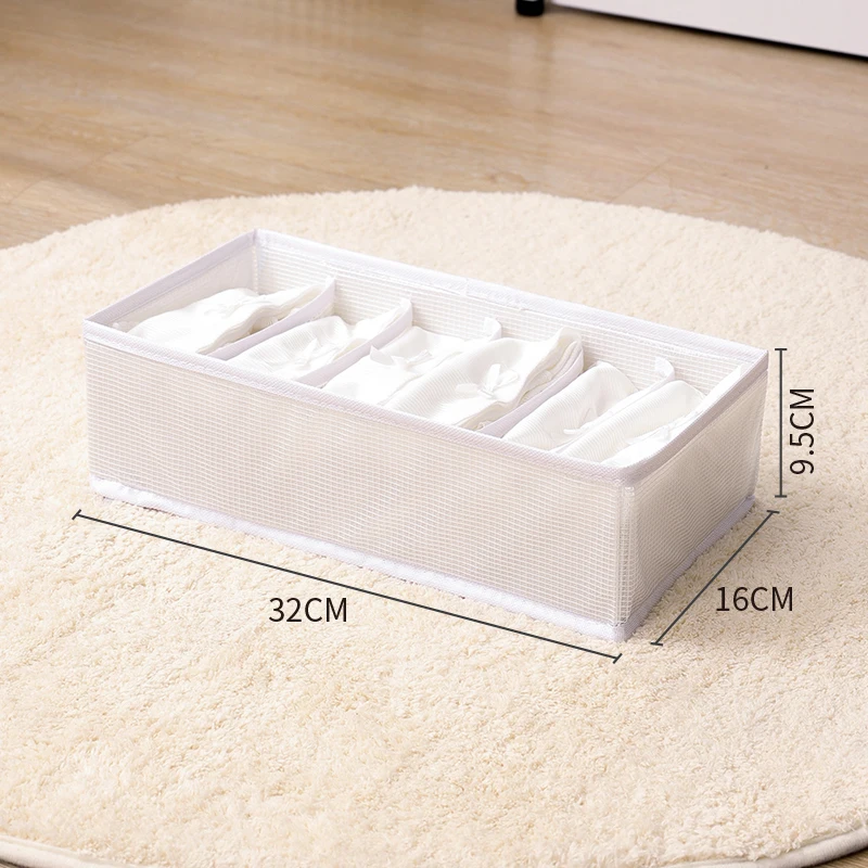 

Home Storage PVC Material Underwear Drawer Organizer Lingerie Storage Closet Organizers Washable Foldable