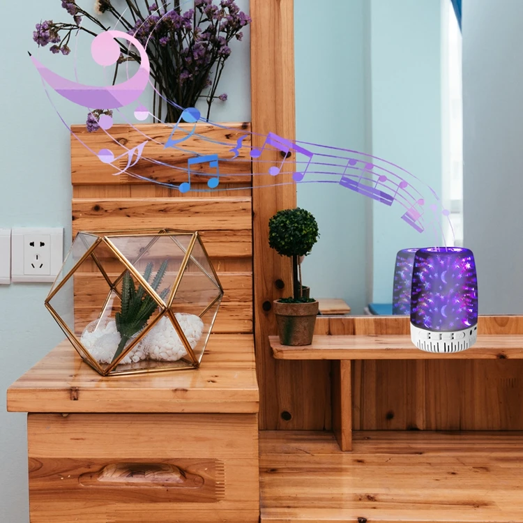 New A5 Music player Mini Speaker Hands Free Portable Wireless Innovative 3D Stereo Lighting Supports TWS Pairing - ANKUX.COM