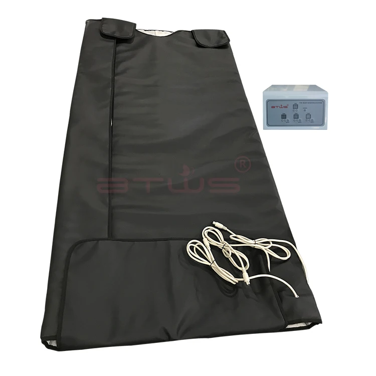 

BTWS Supply Blanket Sauna Body Wrap Slimming Bag Far Infrared 3 Zones FIR Sauna Blanket Have In Stock, Silver / black customized