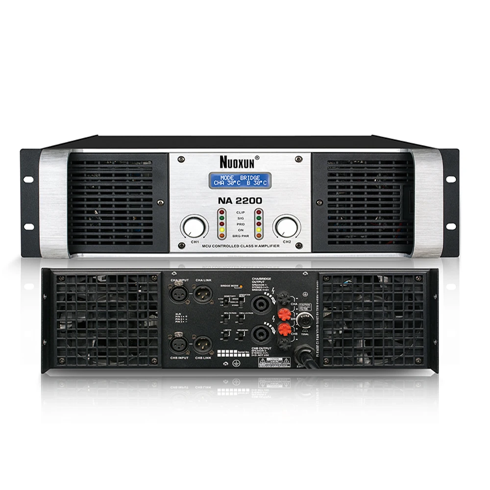 

Dual Channels audio amplifier 3U 1100W