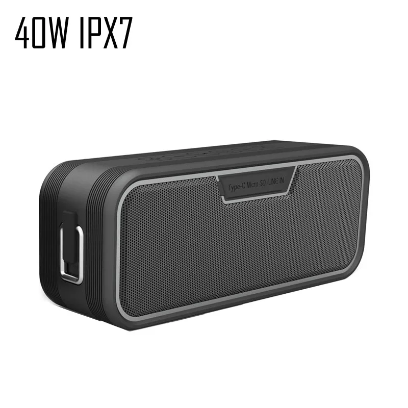 

40W Wireless HIFI 3D Stereo Subwoofer Audio Boombox Music Portable IPX7 Waterproof Bluetooth Speakers