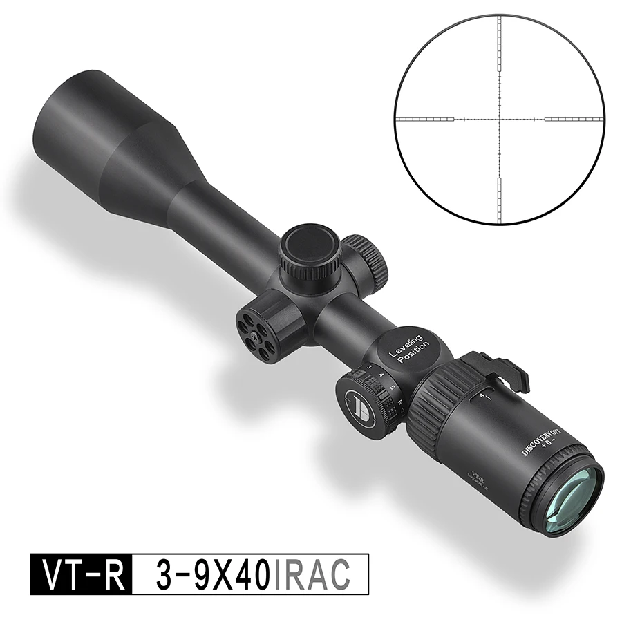 

DISCOVERYOPT Shooting Scope VT-R 3-9X40IRAC Second Focal Plan 25.4mm Tube Dia, W/ Free Ring Mount