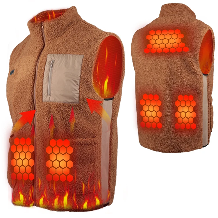 

Hot Sale Mens Casual Usb Interface Constant Temperature Heated Vest Smart Heated Vest