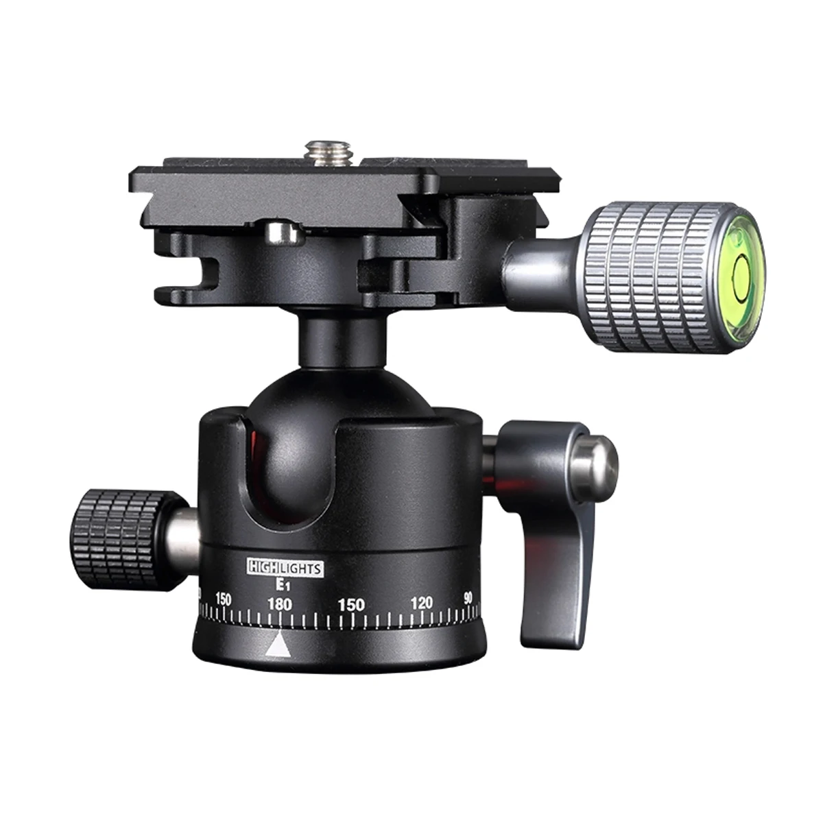 

Hot Selling Professional 1/4" Aluminum Ball Head 360 Tripod Ball Head Cold Shoe Camera Video Ball Head Mount Adapter for Tripod