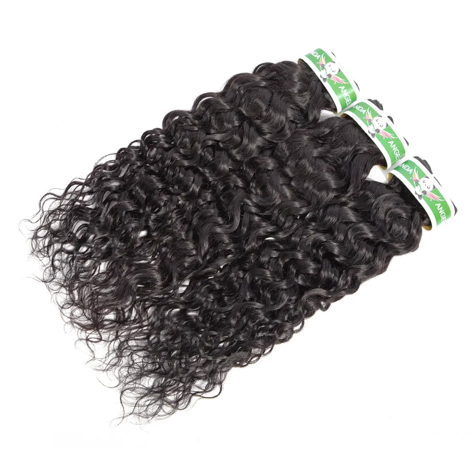 Cheap Hot Selling Cambodian Mink Cuticle Aligned Water Wave Human Hair Extension Natural 1b Color Hair Weave Human Hair Bundles