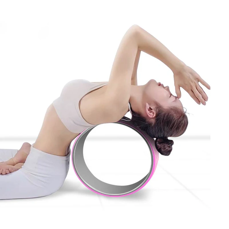 

China factory customize Eco-friendly ABS+TPE Yoga Wheel Set Stretch Back