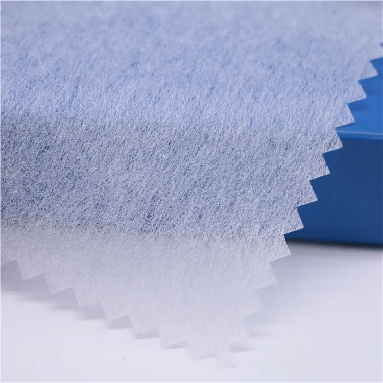 

Fusible Interlining 100% Polyester Impregnating Non Woven Fabric, White
