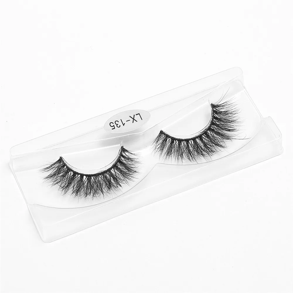 

High quality wholesale lashes vendor 25mm 3d real mink eyelash custom box wispy mink eyelashes, Black