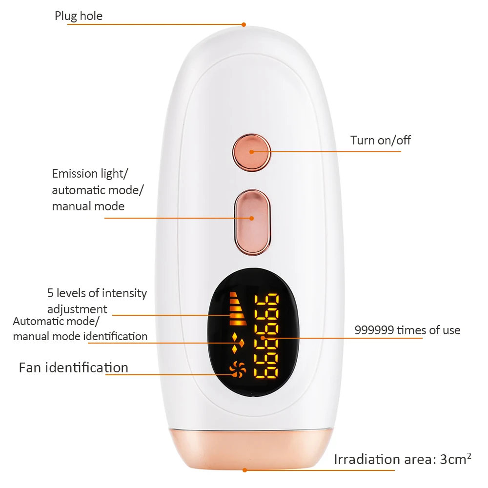 

Domestic Laser Depilator IPL Hair Remover Painless Photon Rejuvenation Depilator Body Depilator