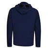 Mens fashion style jacket goggle hooded zipper up side pocket navy overshirt jacket