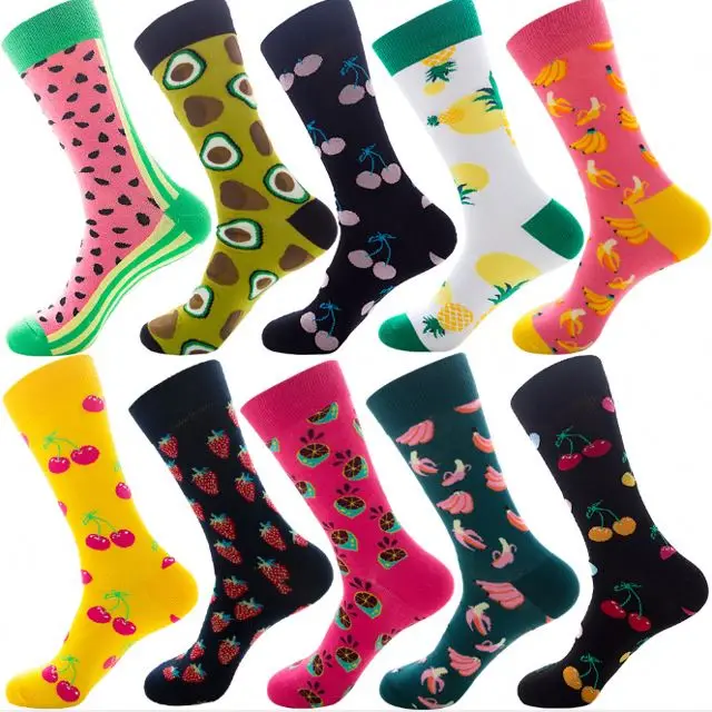 

Cotton Happy Premium Custom Socks, Custom color