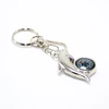 Pretty Dolphin Keychain Beautiful Souvenir Ocean Theme Custom Key Ring Compass