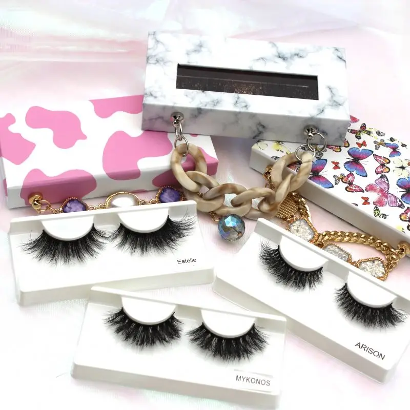 

packaging glitter trending free sample 3d custom eyelash box eyelashes 6d mink private label, Natural black