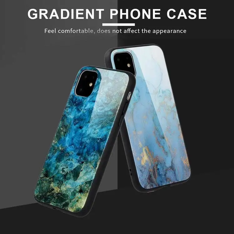 2019 new arrivals IMD marble Tempered glass tpu case For iPhone 11 2019