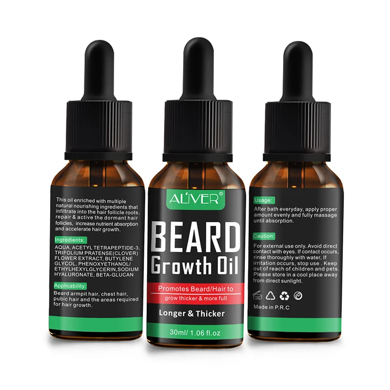 Organic Growth Beard Oil Private Label Beard Grow Essential Oil