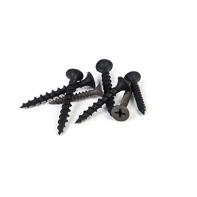 
Black cross head fine thread drywall screw for heavy industry 