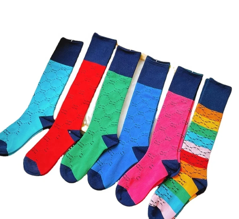 

winter cotton women's socks designer socks famous brand kids gg socks famous brands luxury, Image