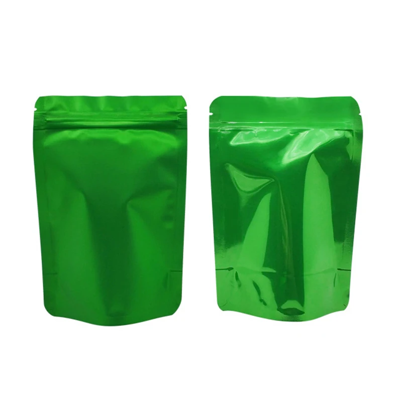 

Factory spot wholesale custom resealable stand up pouches with zipper for food packaging