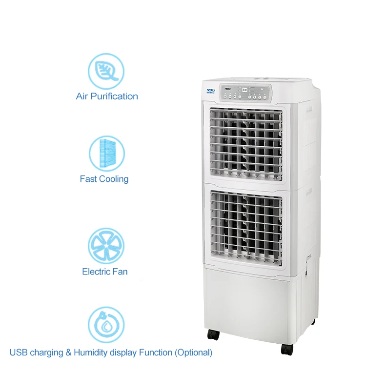 New Design Air Cooler Fan Water Stand Automatical 4500m3/h Large