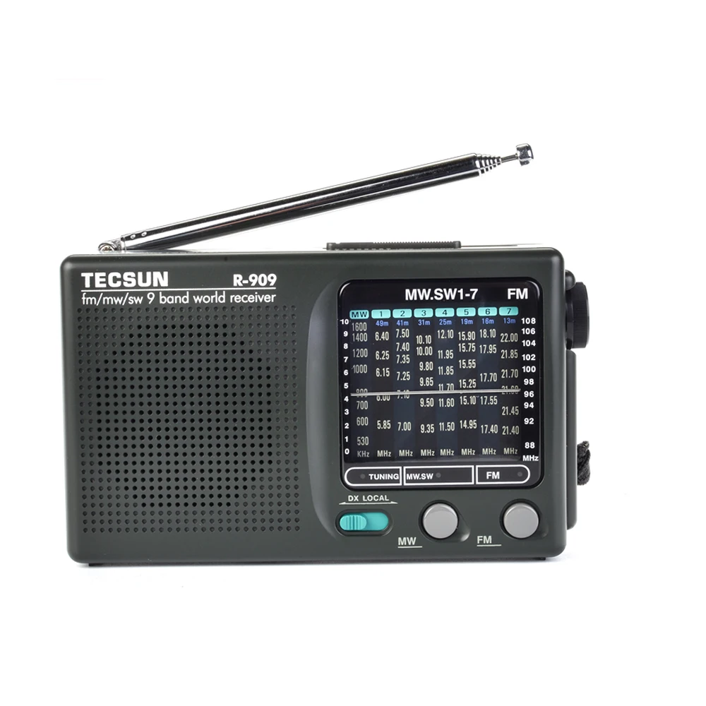 

Portable Multi-Functional Pll Am Fm Sw Recorder Bt Radio Receiver, Black