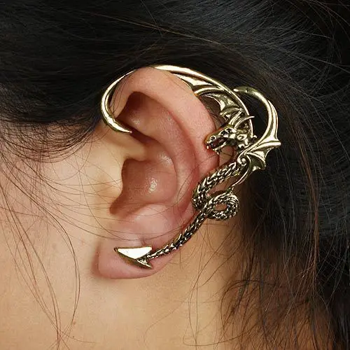 

Flying Dragon Ear Cuff Climber Crawler Wrap Earring for Women Jewelry Gift