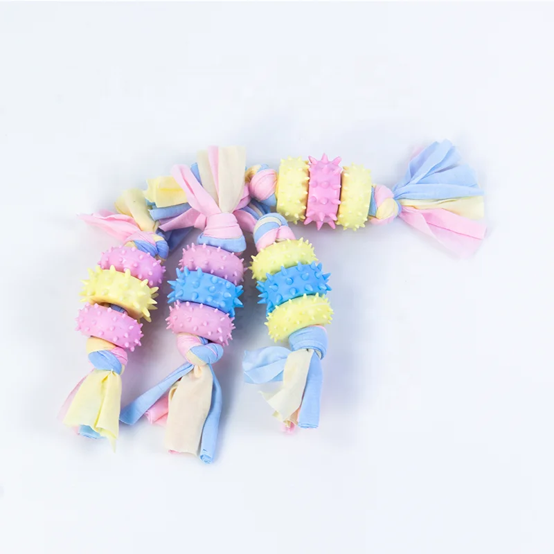 

Professional Manufacturer Pet Toy Chewing Rubber Colorful Puppi Chew Toy