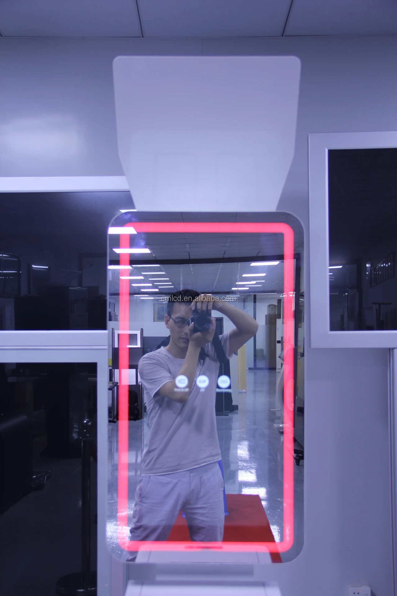 Photo Booth With Touch Screen Fotobooth 34 Inch Lcd Kiosk With Camera