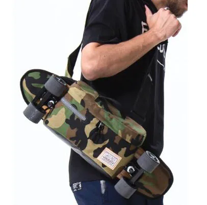 

Utmost in convenience gym gym camouflage skateboard bag men sports carry bag for skateboard, Camouflage,black