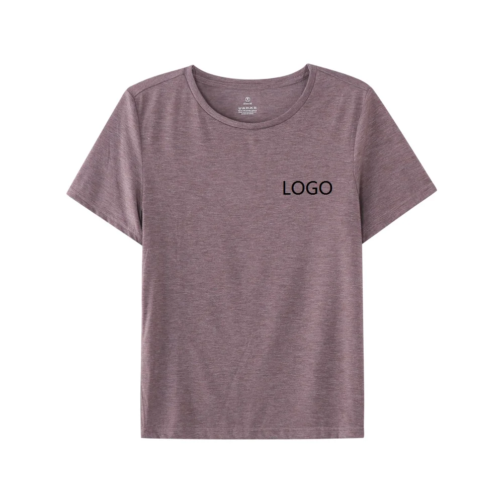 

2021 fashion most popular girl's t shirt recycle environmental fabric women tshirts