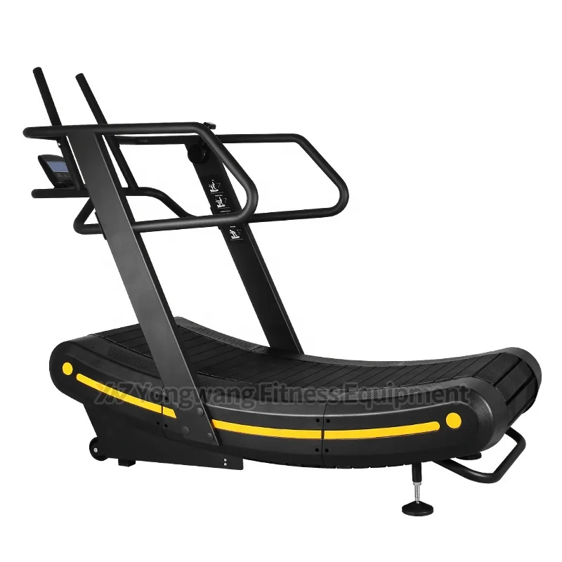 

fitness equipment yongwang new product curved treadmill, Optional