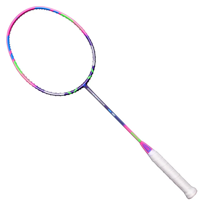 

Wholesale customized high quality professional training graphite/carbon fiber badminton racket, Blue