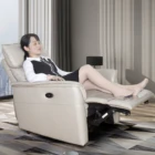 China Manufacturer Wholesale Adult Single Seat Power Genuine Leather TV Lounge Recliner Chair With USB