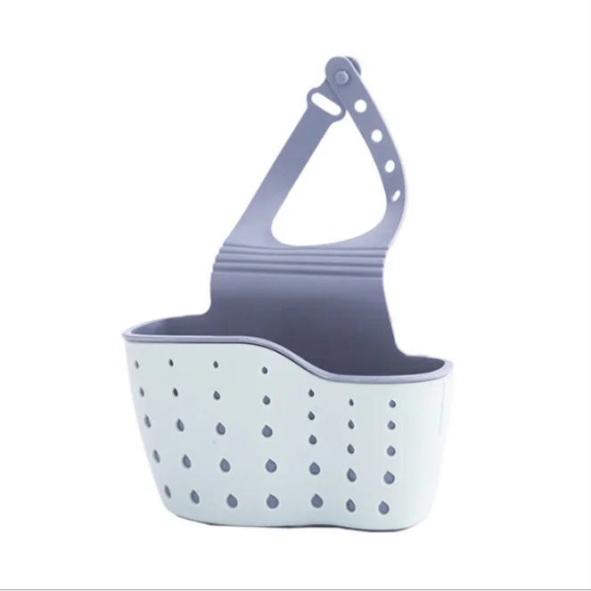 

Kitchen sink drain basket hanging bag faucet sponge rack washing vegetables dishwashing sink